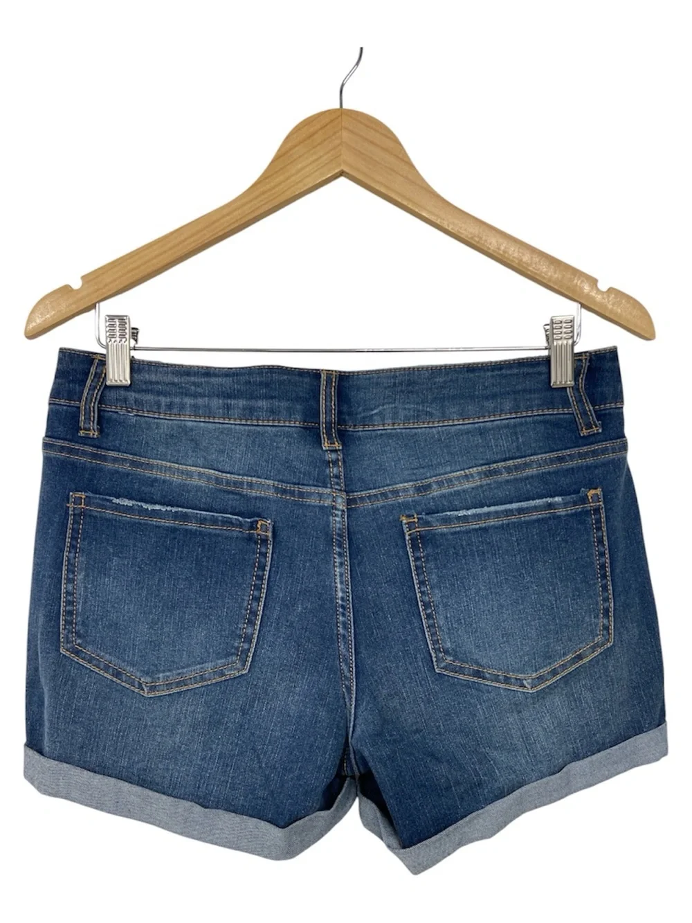 Time and Tru Short Distressed Denim Shorts Size 6
